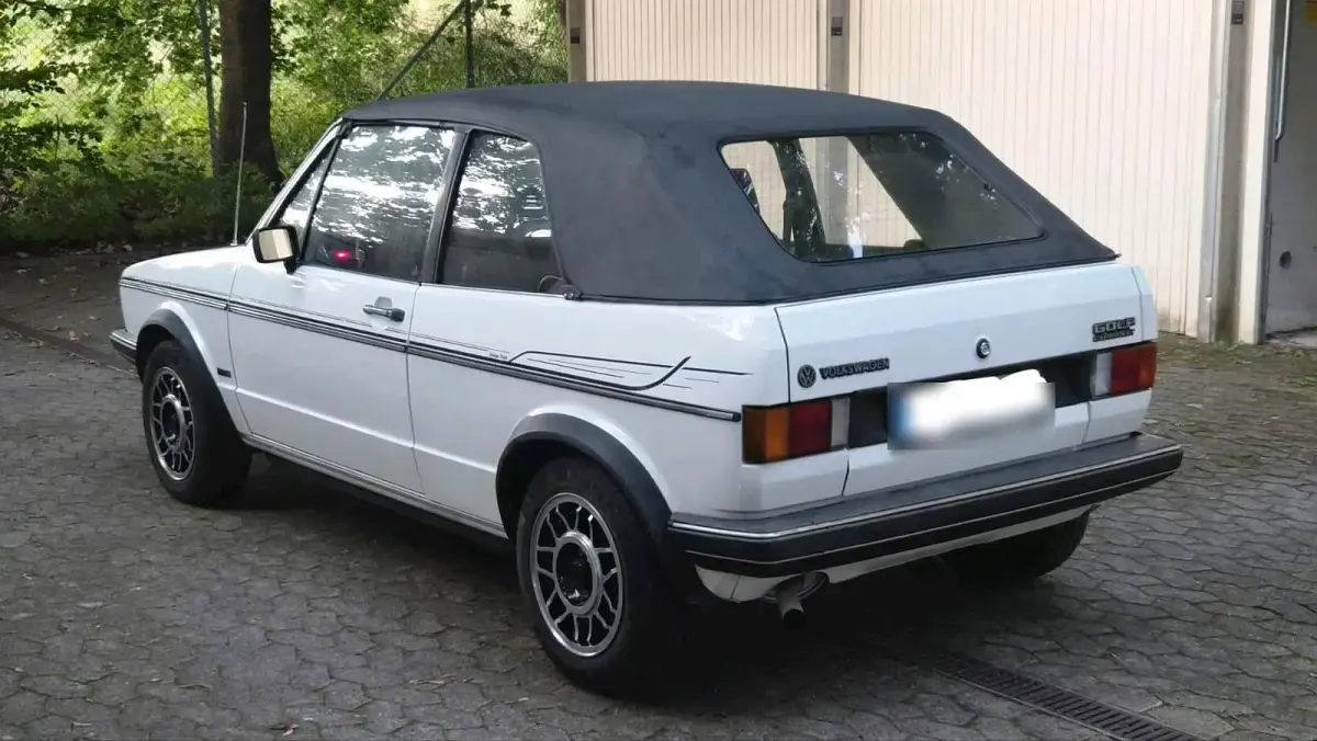 Gebraucht VW Golf Cabriolet Design 90 PS (66 kW) 1987 Weiß Cabrio