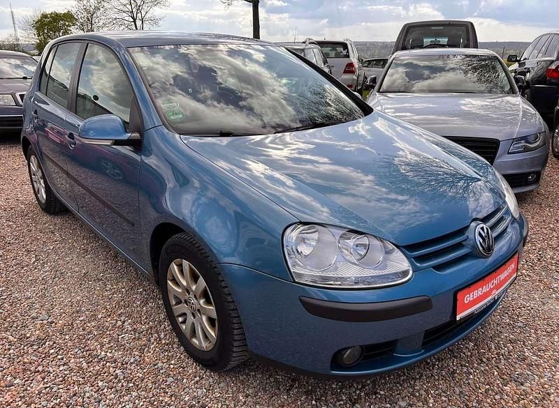 Blau Gebraucht 2006 VW Golf V Comfortline Limousine | 3.490 € (Fairer Preis) - Bild 1/4