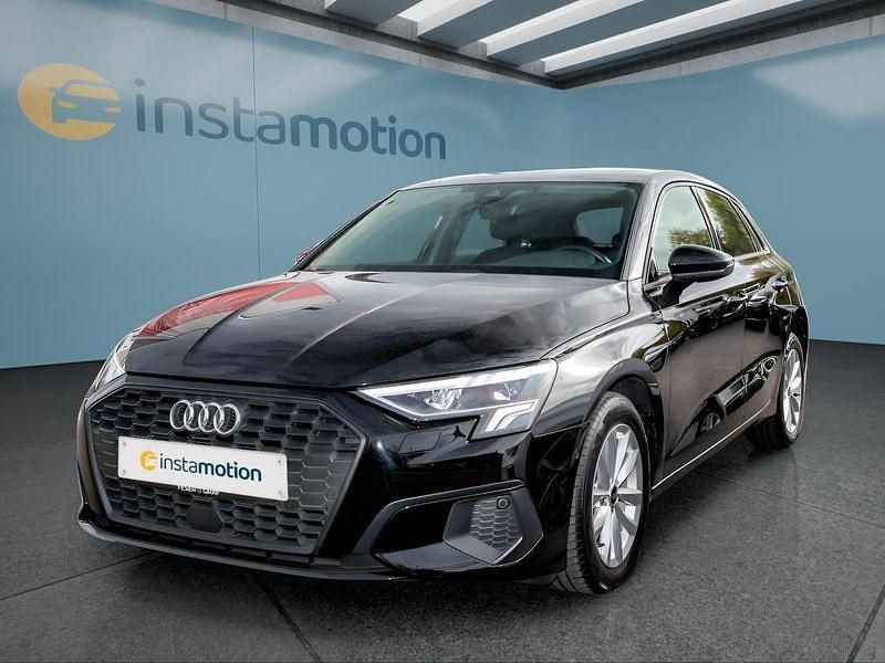 Schwarz Gebraucht 2022 Audi A3 Sportback Kleinwagen | 21.499 € (Fairer Preis) - Bild 1/4
