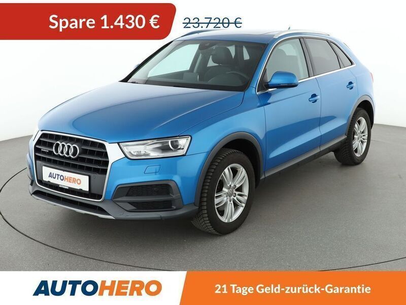 Blau Gebraucht 2018 Audi Q3 Design SUV | 21.790 € (Guter Preis) - Bild 1/3