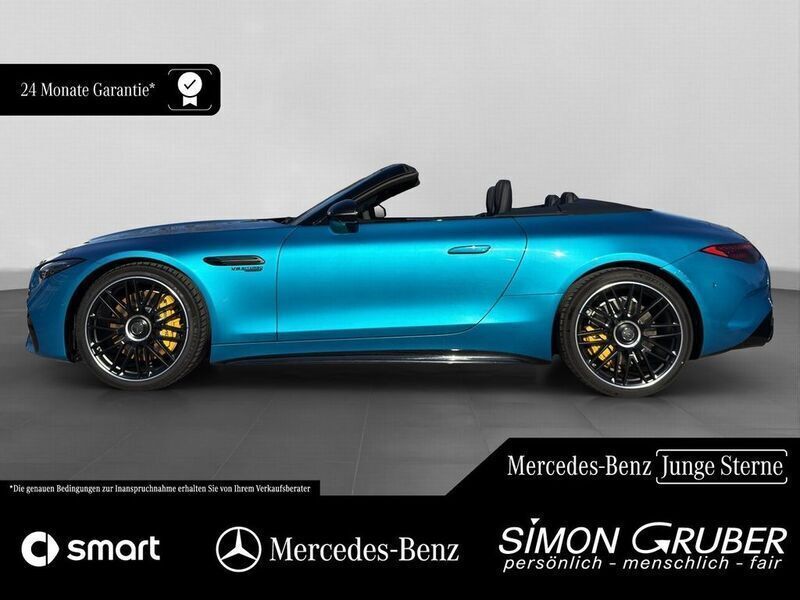 Blau Gebraucht 2023 Mercedes SL63 AMG AMG Cabrio | 132.550 € (Superpreis) - Bild 1/4
