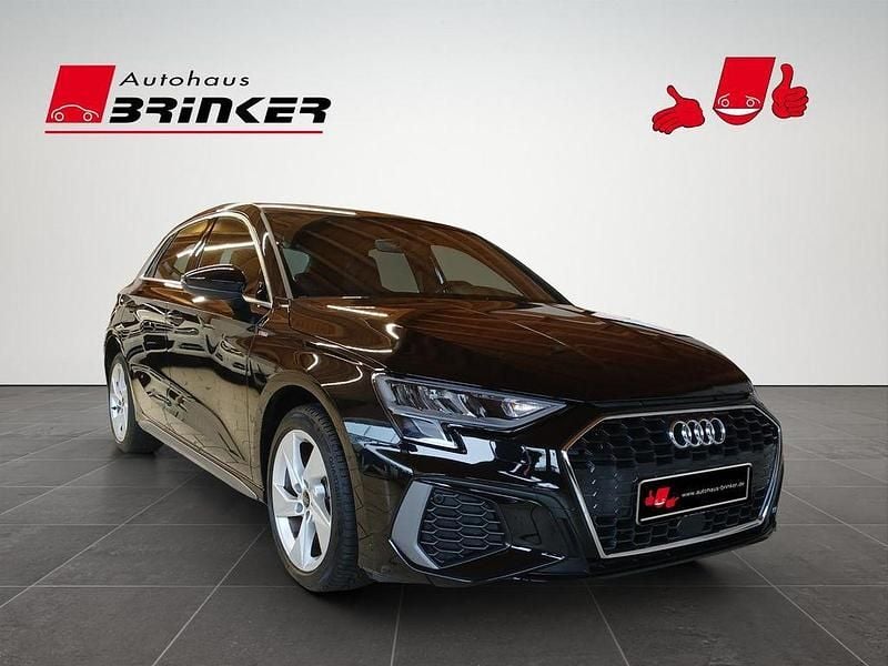 Schwarz Gebraucht 2023 Audi A3 Sportback e-tron S-Line Kleinwagen | 28.930 € (Superpreis) - Bild 1/4