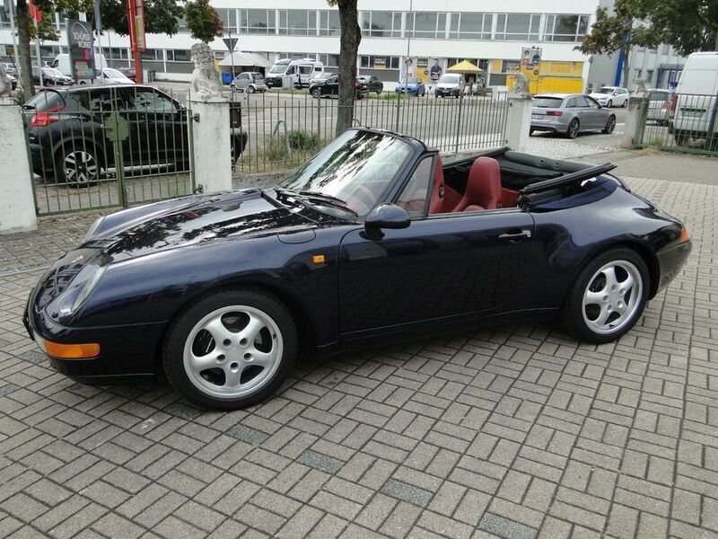Blau Gebraucht 1995 Porsche 911 Carrera Cabriolet Cabrio | 78.000 € - Bild 1/4