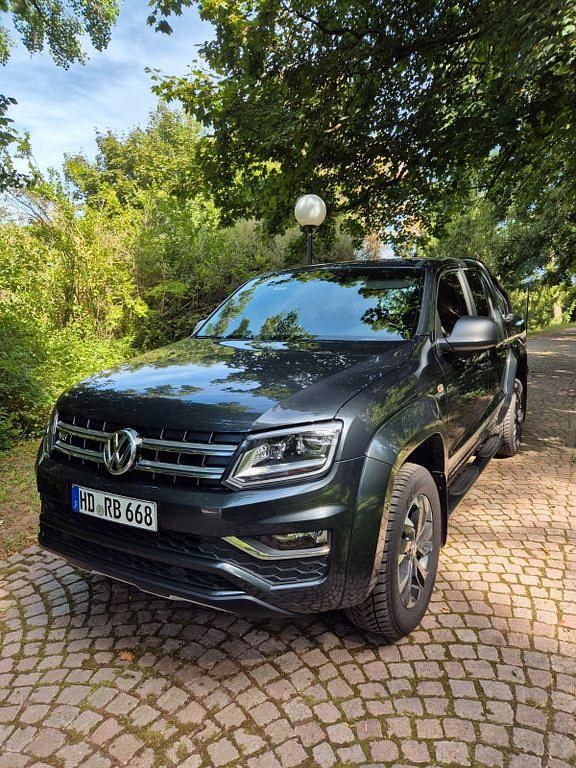 Schwarz Gebraucht 2021 VW Amarok Dark Label Abholung | 45.500 € (Teuer) - Bild 1/4