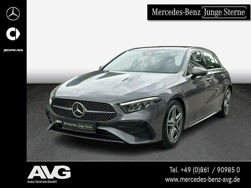 Lack mountaingrau Gebraucht 2024 Mercedes A180 Advanced Plus Limousine | 29.990 € (Fairer Preis) - Bild 1/4