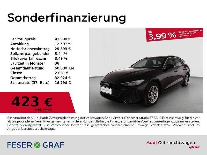 Mythosschwarz metallic Gebraucht 2025 Audi A5 Ambiente Coupé | 41.990 € (Guter Preis) - Bild 1/4