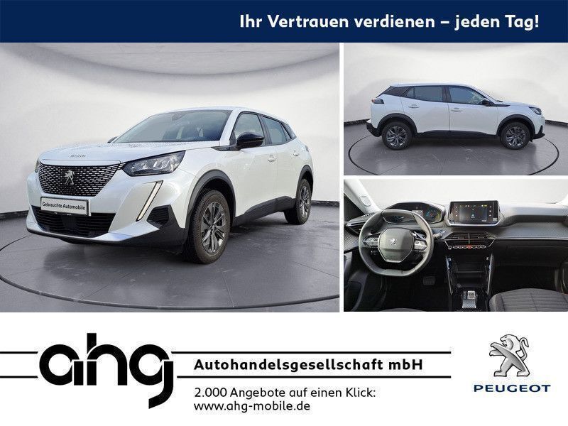 Lack weiss perlglänzend/typ au Gebraucht 2022 Peugeot e-2008 Active SUV | 15.950 € (Superpreis) - Bild 1/4