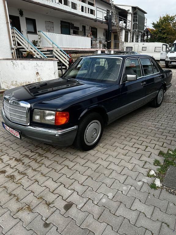 Blau Gebraucht 1986 Mercedes S300 Limousine | 5.990 € - Bild 1/4