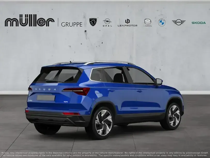 Gebraucht Skoda Karoq Clever 110 PS (80 kW) 2022 Blau SUV