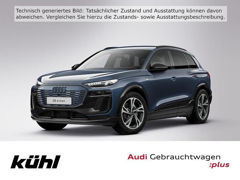 Plasmablau metallic Gebraucht 2025 Audi Q6 e-tron Sport SUV | 64.980 € (Superpreis) - Bild 1/3