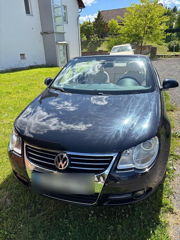 Schwarz Gebraucht 2007 VW Eos Cabrio | 3.750 € (Etwas zu teuer) - Bild 1/2