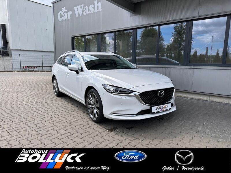 Weiß Gebraucht 2024 Mazda 6 Exclusive-Line Limousine | 27.490 € (Fairer Preis) - Bild 1/4
