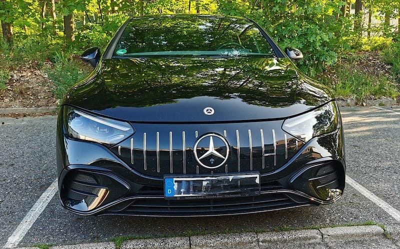 Schwarz Gebraucht 2023 Mercedes EQE AMG 43 AMG Limousine | 53.250 € (Superpreis) - Bild 1/4