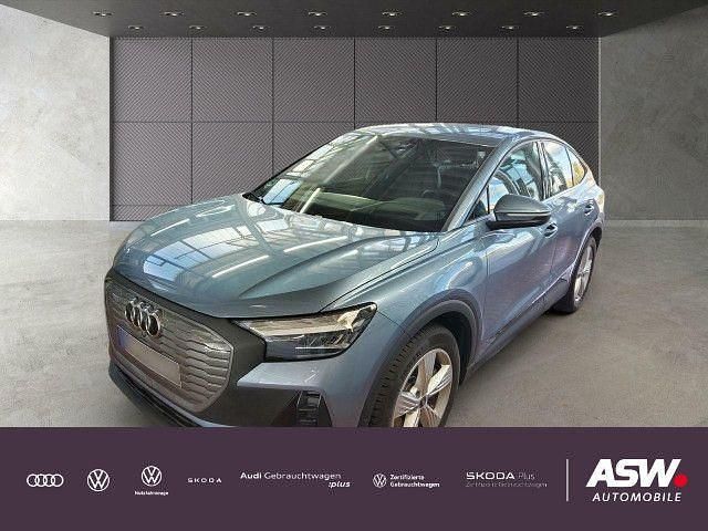 Geysirblau metallic Gebraucht 2022 Audi Q4 Sportback e-tron S-Line SUV | 33.830 € (Fairer Preis) - Bild 1/4