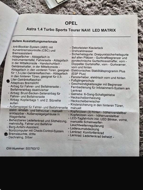 Gebraucht Opel Astra 125 PS (91 kW) 2017 Weiß Kombi