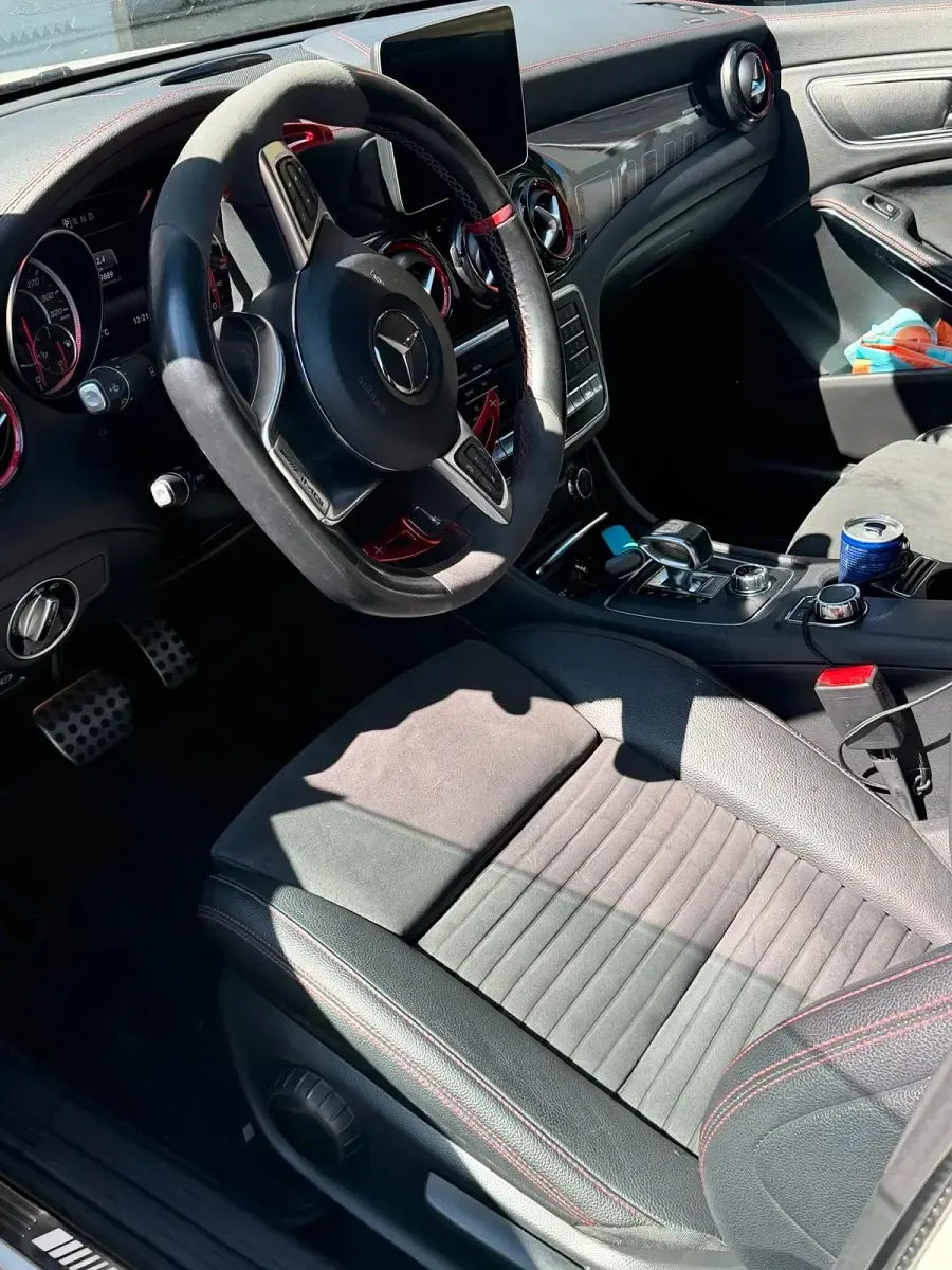 Gebraucht Mercedes CLA45 AMG 381 PS (280 kW) 2017 Weiß Coupé