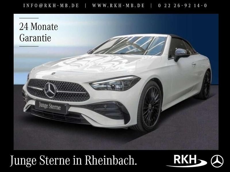 Unilack polarweiß Gebraucht 2025 Mercedes CLE200 AMG line Cabrio | 62.950 € - Bild 1/4