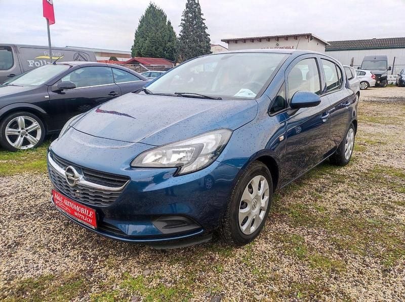 Blau Gebraucht 2017 Opel Corsa Edition Limousine | 8.499 € (Fairer Preis) - Bild 1/4