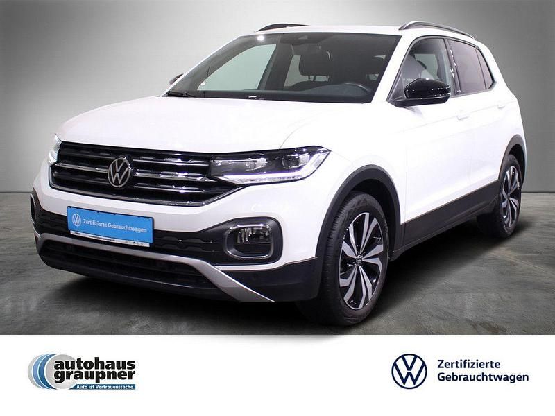 Weiss / pure white Gebraucht 2021 VW T-Cross Active SUV | 18.744 € (Fairer Preis) - Bild 1/4