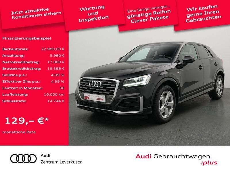 Mythosschwarz metallic Gebraucht 2018 Audi Q2 Sport SUV | 22.980 € (Etwas zu teuer) - Bild 1/4
