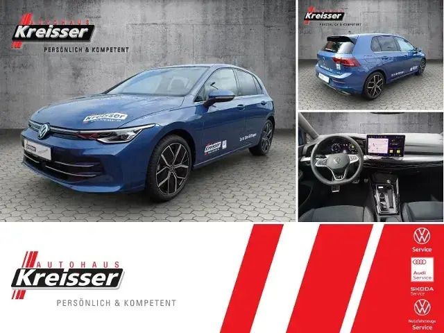 Blau (anemonenblau metallic) Gebraucht 2024 VW Golf VIII Edition Limousine | 33.790 € (Etwas zu teuer) - Bild 1/4