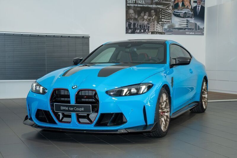 Blau Neu 2024 BMW M4 Performance Coupé | 149.890 € (Etwas zu teuer) - Bild 1/4