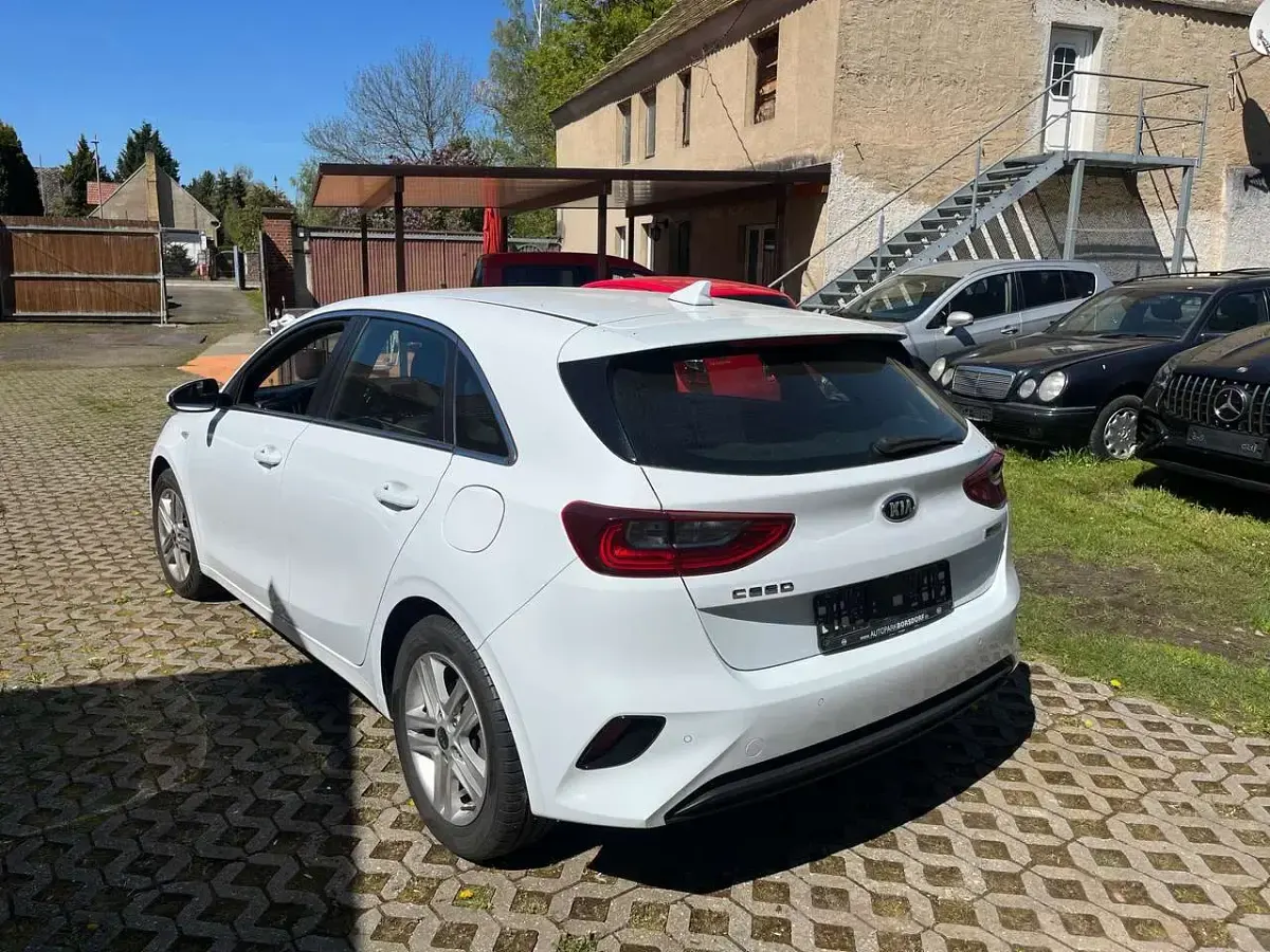 Gebraucht Kia Ceed Vision 136 PS (100 kW) 2021 (wd) cararraweiss Kleinwagen