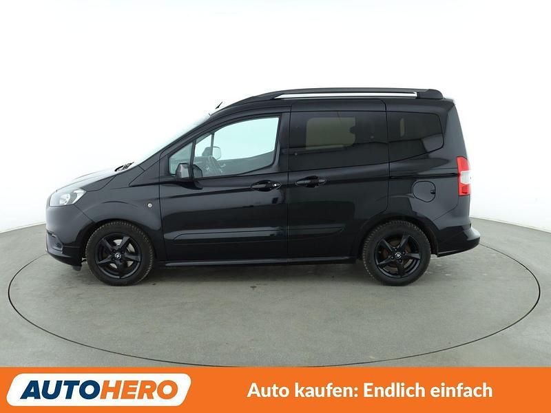 Gebraucht Ford Tourneo Courier Sport 101 PS (74 kW) 2021 Schwarz Van / Kleinbus