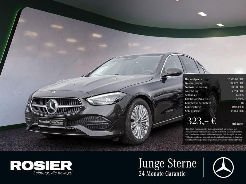 Grau / graphitgrau (metallic) Gebraucht 2024 Mercedes C220 Avantgarde Limousine | 37.575 € (Guter Preis) - Bild 1/4