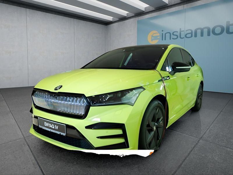 Grün Gebraucht 2024 Skoda Enyaq iV RS SUV | 44.899 € (Fairer Preis) - Bild 1/4