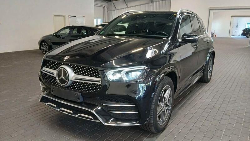 Obsidianschwarz Gebraucht 2022 Mercedes GLE350 AMG line SUV | 49.990 € - Bild 1/4