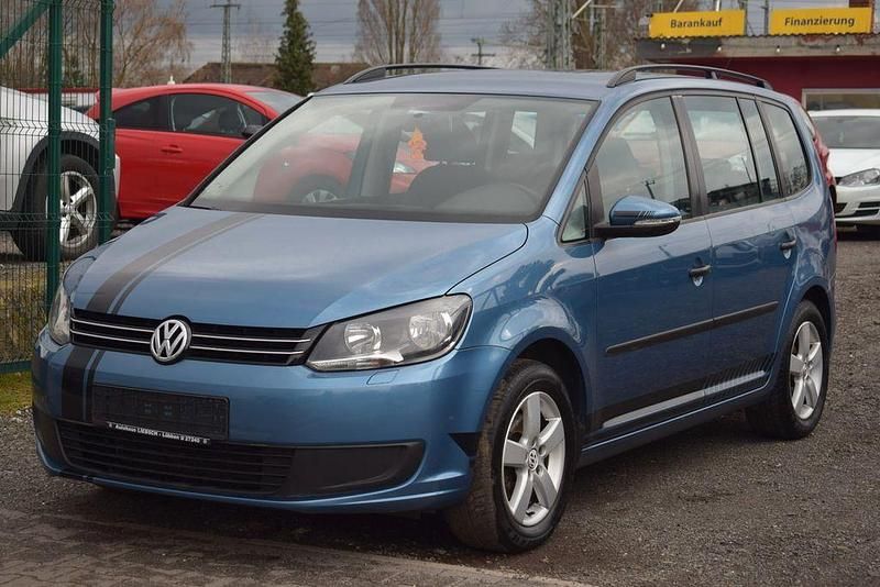 Gebraucht VW Touran Trendline 105 PS (77 kW) 2010 Blau Van / Kleinbus
