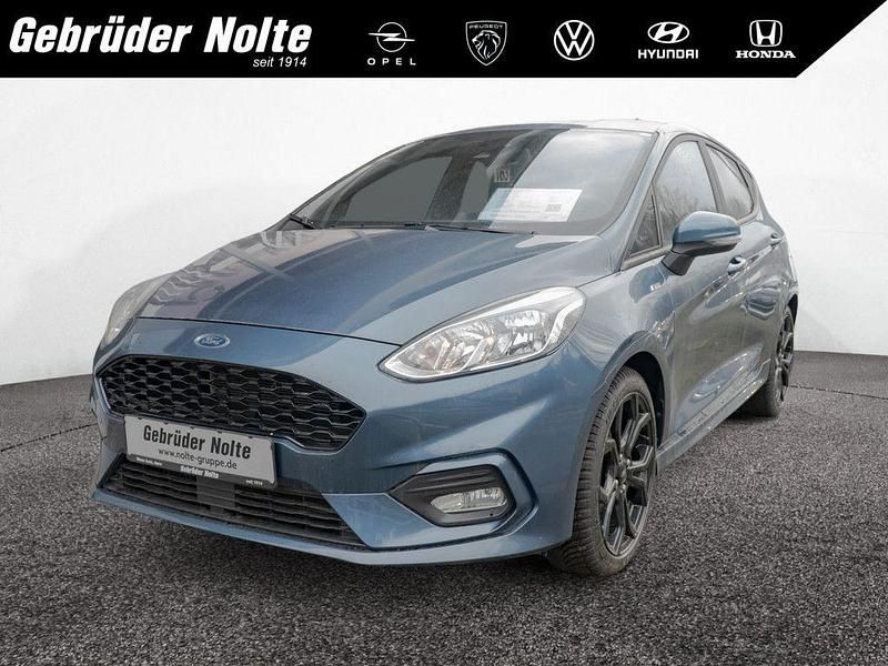 Blau Gebraucht 2019 Ford Fiesta ST-Line Kleinwagen | 13.450 € (Fairer Preis) - Bild 1/4