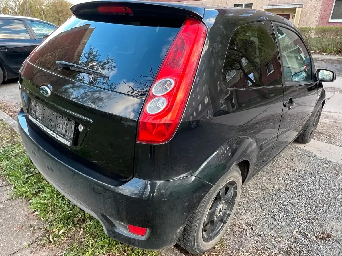 Gebraucht Ford Fiesta 2008 Schwarz Kleinwagen