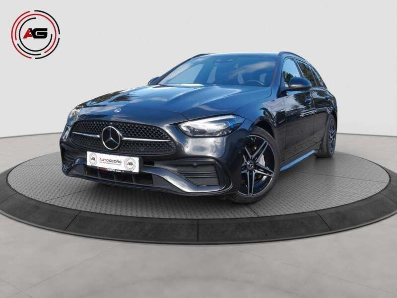 Grau Gebraucht 2021 Mercedes C220 AMG line Kombi | 27.980 € (Fairer Preis) - Bild 1/4
