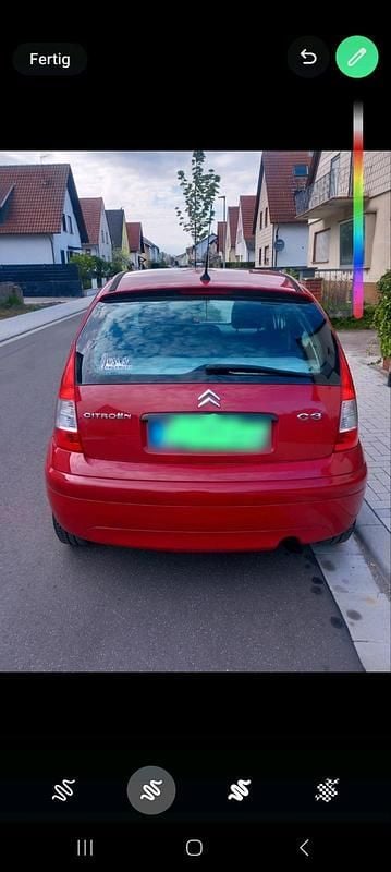Usata Citroën C3 75 CV (55 kW) 2008 Rosso Utilitaria