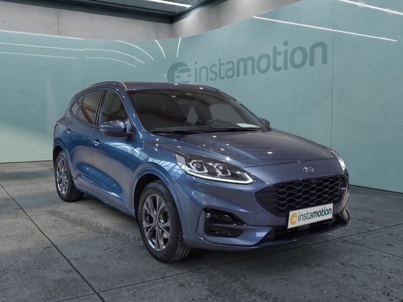 Blau Gebraucht 2021 Ford Kuga ST-Line X SUV | 25.630 € (Etwas zu teuer) - Bild 1/4