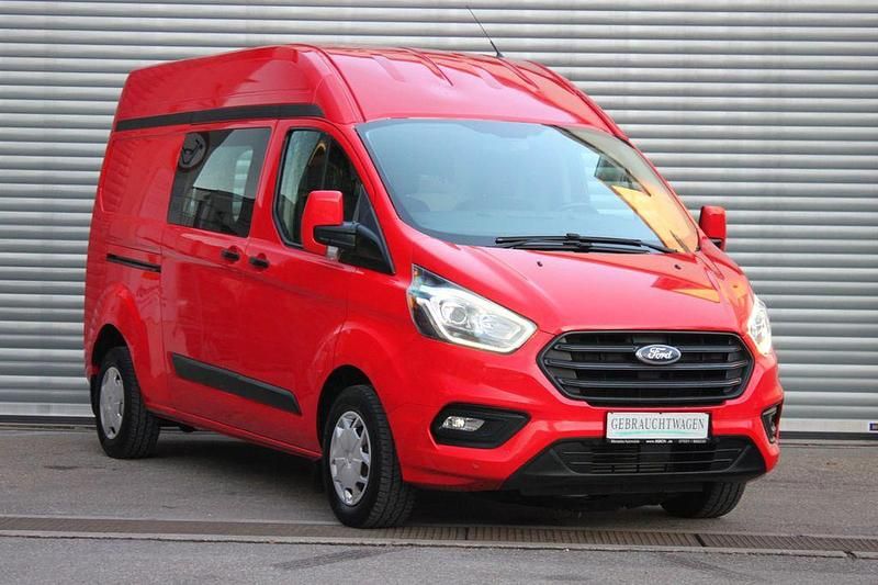 Rot Gebraucht 2019 Ford Transit Custom Trend Van / Kleinbus | 11.800 € (Superpreis) - Bild 1/4