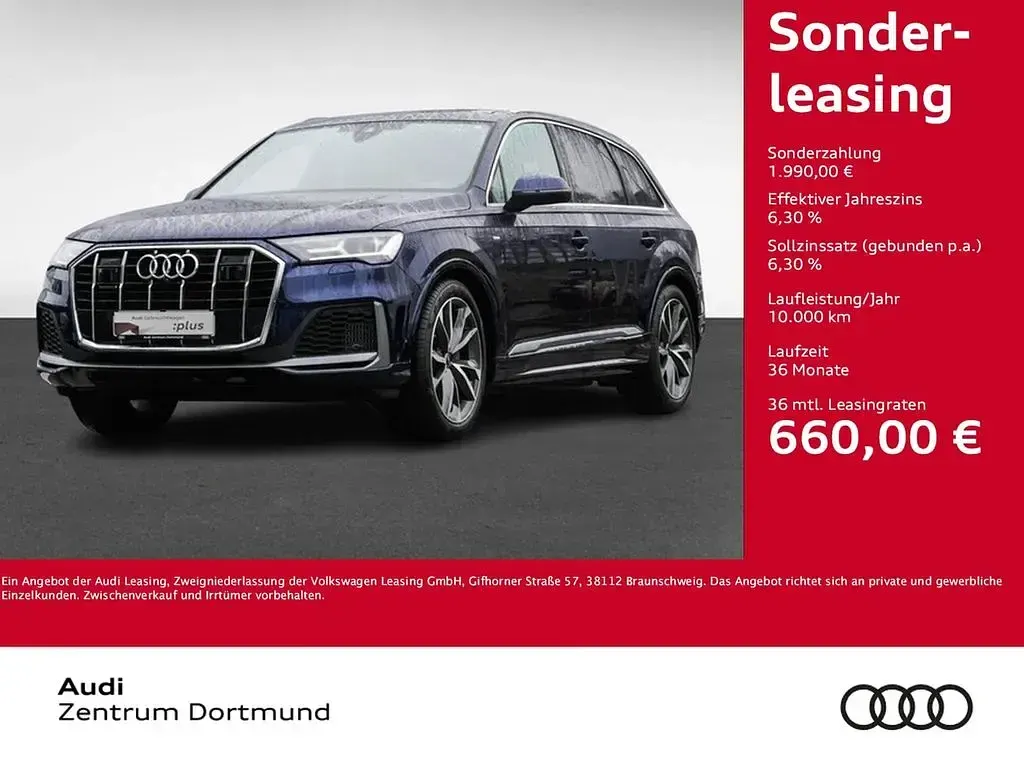 Gebraucht Audi Q7 S-Line 340 PS (250 kW) 2022 Blau SUV