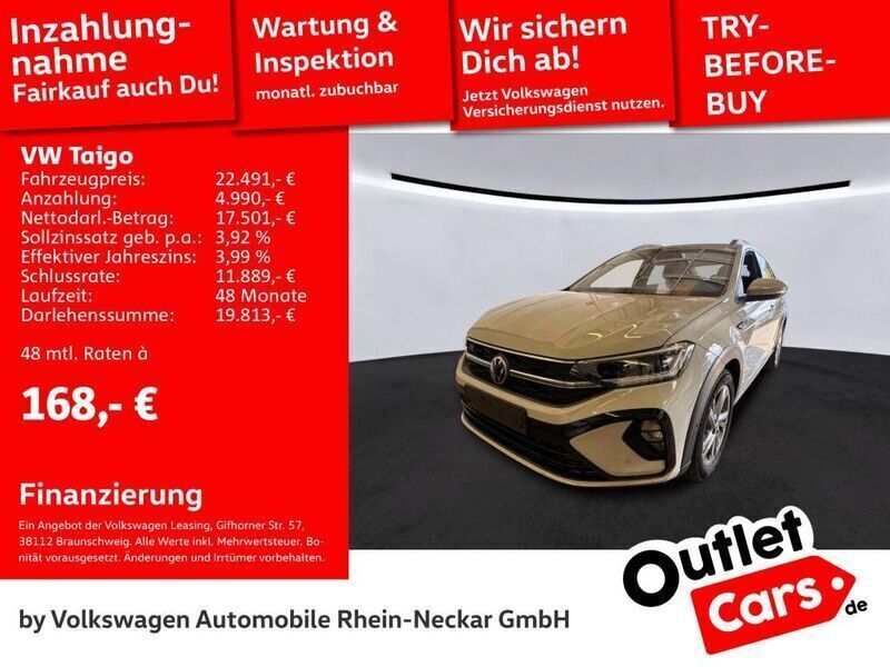 Grau Gebraucht 2022 VW Taigo R-line SUV | 22.491 € (Etwas zu teuer) - Bild 1/2