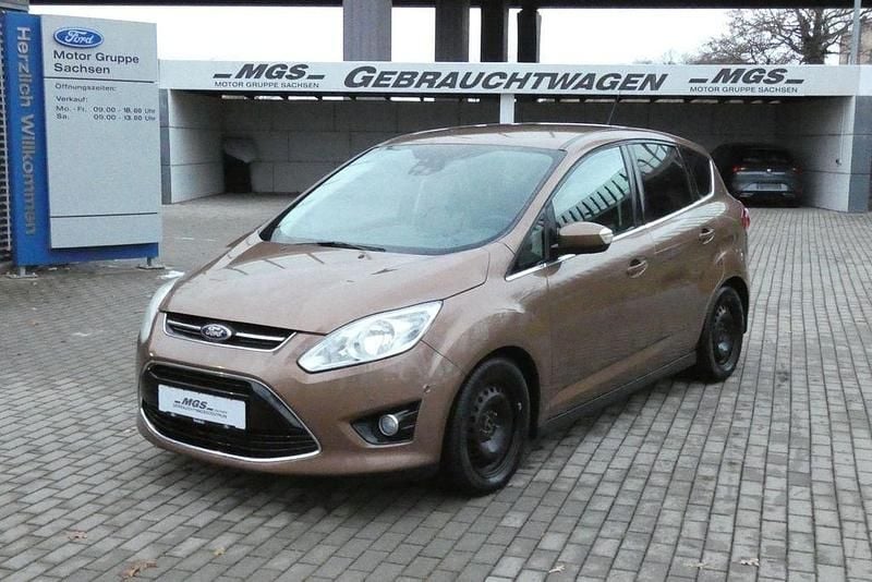Gebraucht Ford C-MAX Titanium 125 PS (91 kW) 2012 Canyonbraun (metallic) Van / Kleinbus