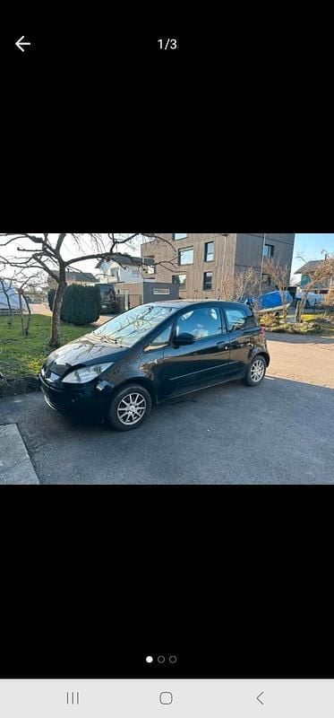 Schwarz Gebraucht 2007 Mitsubishi Colt Kleinwagen | 250 € - Bild 1/3