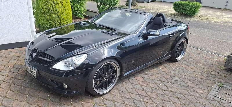 Gebraucht Mercedes SLK350 272 PS (200 kW) 2005 Schwarz Cabrio