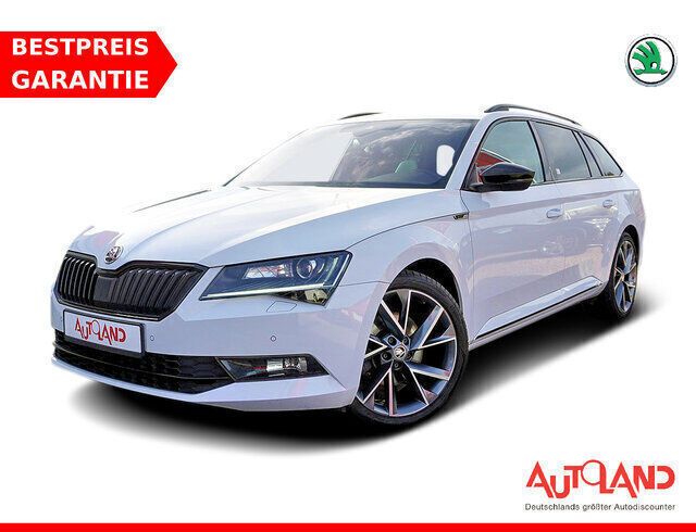Weiß Gebraucht 2018 Skoda Superb SportLine Kombi | 19.490 € (Fairer Preis) - Bild 1/4