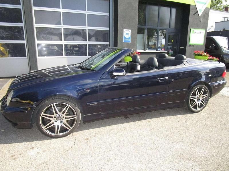 Blau Gebraucht 2002 Mercedes CLK200 Cabrio | 5.650 € (Guter Preis) - Bild 1/4