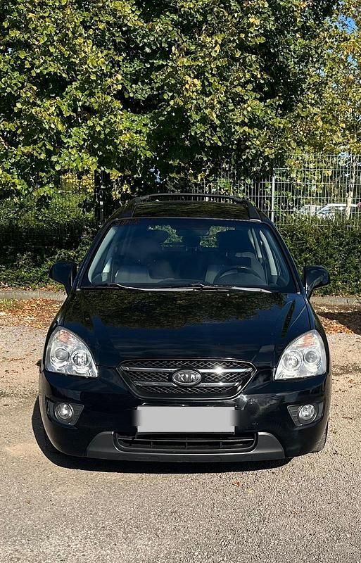 Schwarz Gebraucht 2007 Kia Carens Van / Kleinbus | 2.600 € (Superpreis) - Bild 1/4