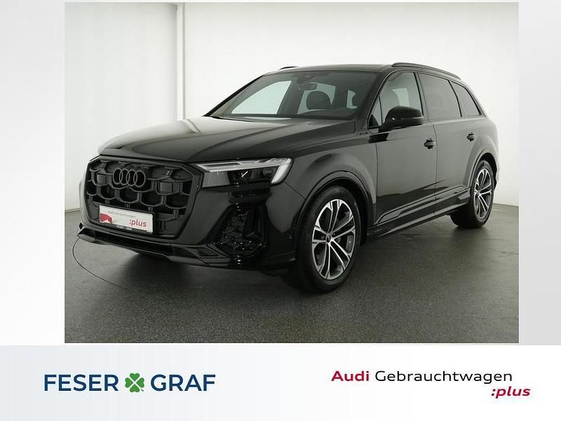 Mythosschwarz met. Gebraucht 2024 Audi Q7 Ambiente SUV | 84.889 € (Teuer) - Bild 1/4