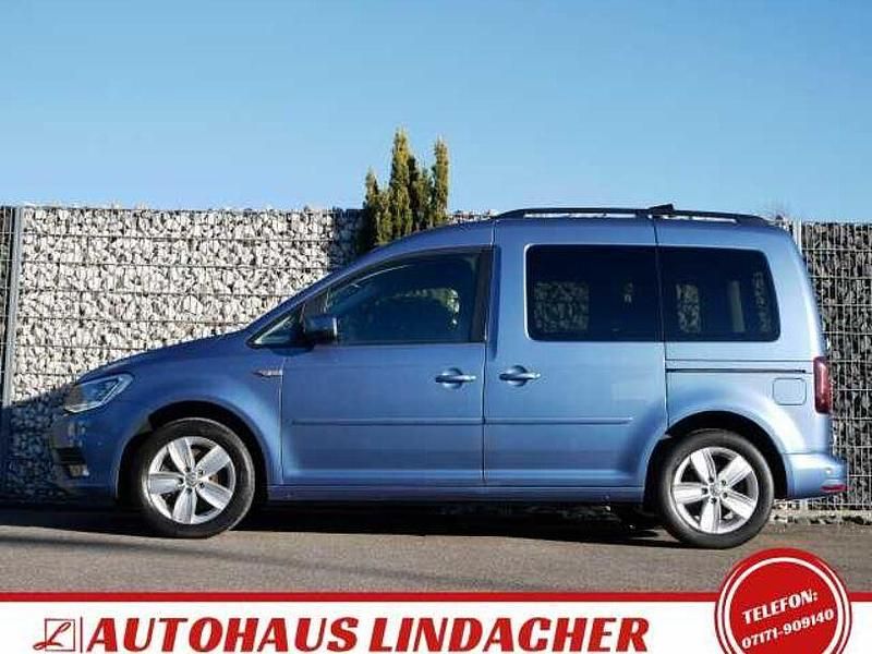 Gebraucht VW Caddy Comfortline 150 PS (110 kW) 2018 Acapulcoblau metallic Van / Kleinbus