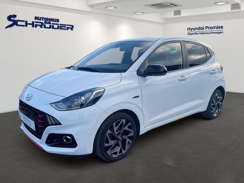 Gebraucht Hyundai i10 N Line 101 PS (74 kW) 2022 Polar white / sol Kleinwagen