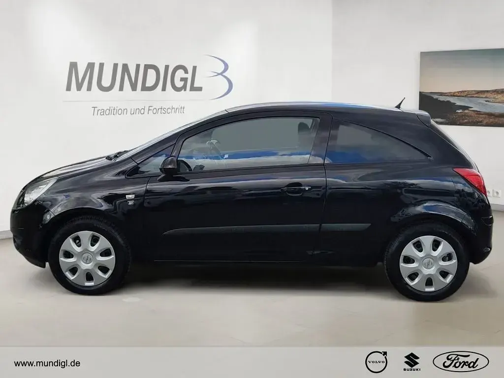 Używany Opel Corsa 69 KM (50 kW) 2010 Czarny Hatchback